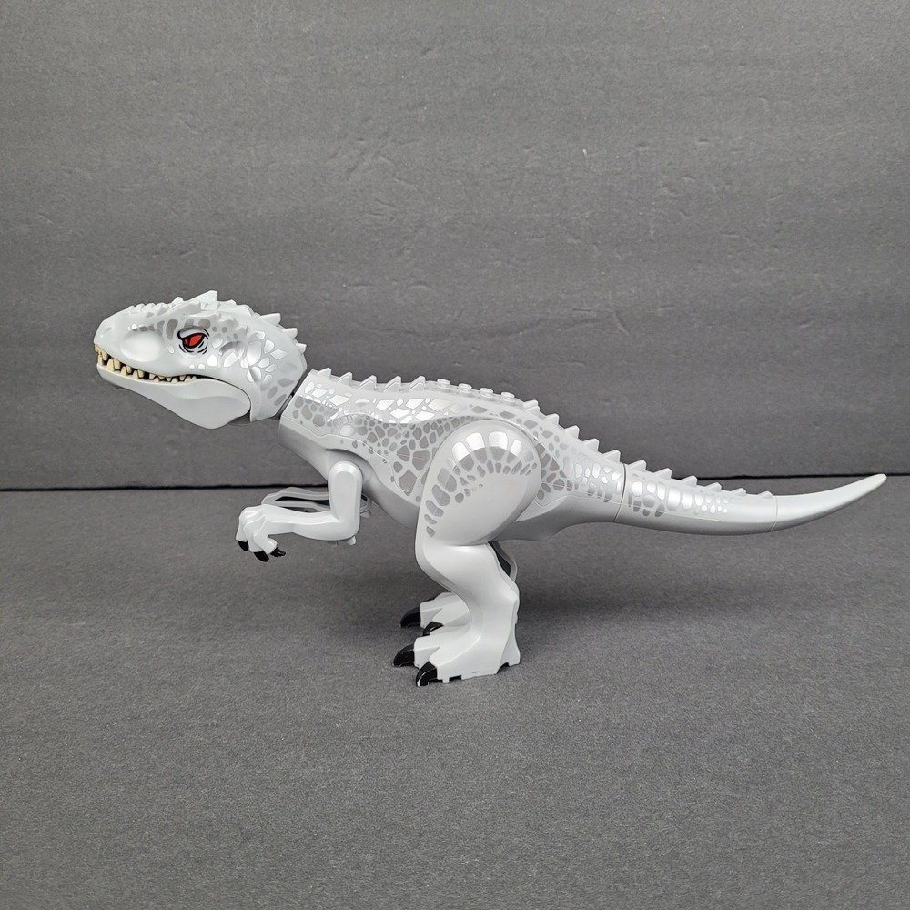 LEGO Jurassic World Indominus Rex Dinosaur Figure 75941 indoRex02 Silver Retired